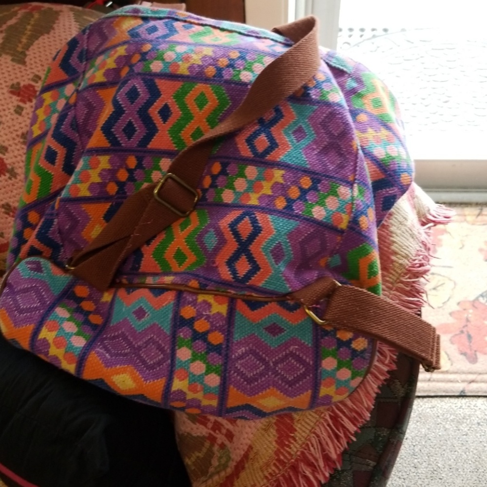 Aztec Pattern Backpack - image 3